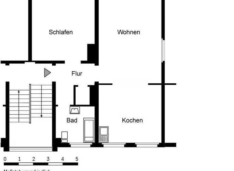 Wohnung zur Miete 539 € 2 Zimmer 58,9 m² 3. Geschoss Kamerunstraße 19 Gerschede Essen 45357