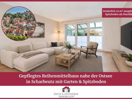 Reihenmittelhaus zum Kauf 549.000 € 4 Zimmer 96 m² 171 m² Grundstück Scharbeutz Scharbeutz 23683