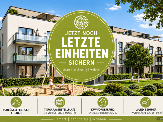 Terrassenwohnung zum Kauf - Erstbezug provisionsfrei 283.600 € 2 Zimmer 55 m² 4 Geschosse frei ab sofort Elly-Heuss-Straße Glessen Bergheim 50129