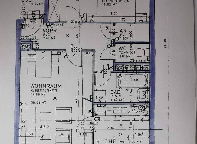 Wohnung zum Kauf 260.000 € 2 Zimmer 59 m² Wien 1110