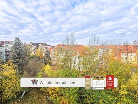 Wohnung zur Miete 540 € 2 Zimmer 61 m² 4. Geschoss Klausenerstraße 10 Anger-Crottendorf Leipzig 04318