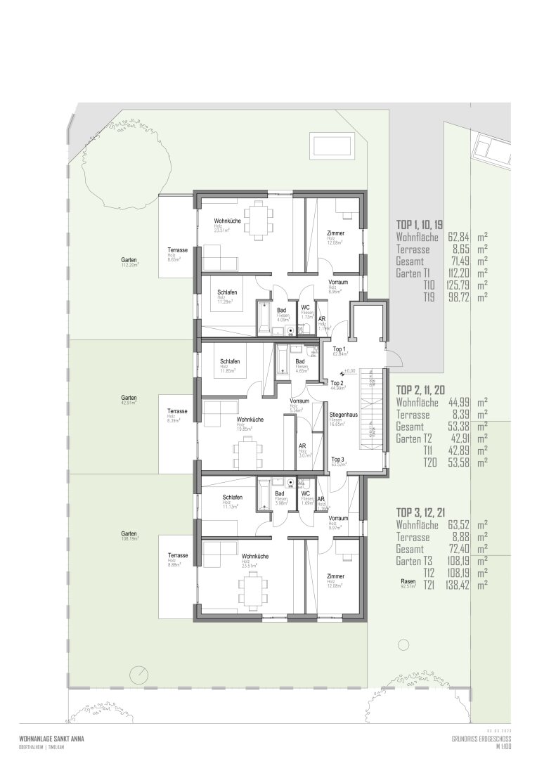 Wohnung zum Kauf provisionsfrei 303.174 € 3 Zimmer 62,8 m²<br/>Wohnfläche Oberthalheim 59 - 63 Timelkam 4850