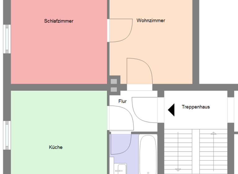 Wohnung zur Miete 320 € 2 Zimmer 59 m² 1. Geschoss frei ab sofort Seifhennersdorf 02782