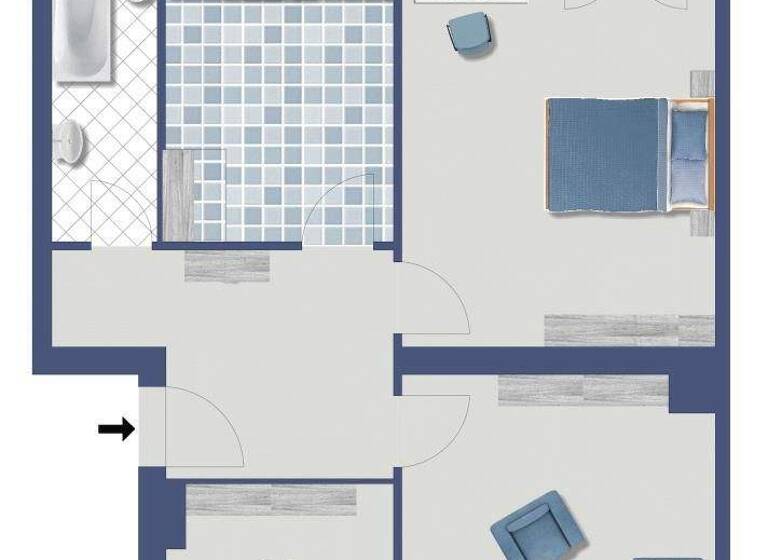 Wohnung zum Kauf provisionsfrei 156.800 € 3 Zimmer 63,8 m² 1. Geschoss Rubensstraße 57 Schöneberg Berlin 12157