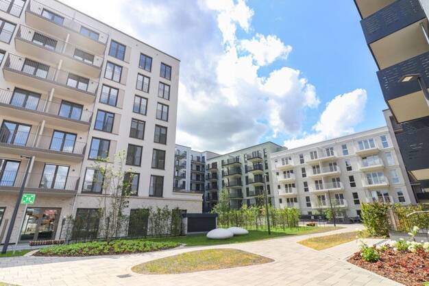 Wohnung zur Miete - Erstbezug 1.170 € 2 Zimmer 53,2 m² 1. Geschoss frei ab 01.08.2025 Karoline-Veith-Straße 37 Bockenheim Frankfurt-Bockenheim 60486