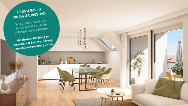 Wohnung zum Kauf - Neubau provisionsfrei 589.000 € 3 Zimmer 81,1 m² 2. Geschoss Uhlandstraße 10 Gärtringen Gärtringen 71116
