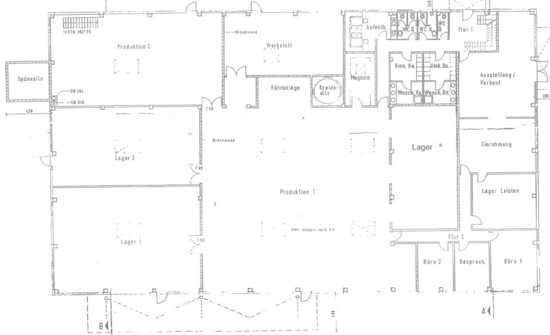 Produktionshalle zur Miete provisionsfrei 7.400 € 1.600 m²<br/>Lagerfläche Werkstraße 3 Buch Buch 89290