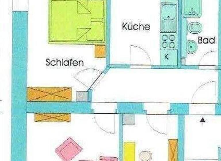 Terrassenwohnung zur Miete 320 € 3 Zimmer 56,3 m² EG frei ab sofort Siegener Straße 50 Stadtmitte Plauen 08523