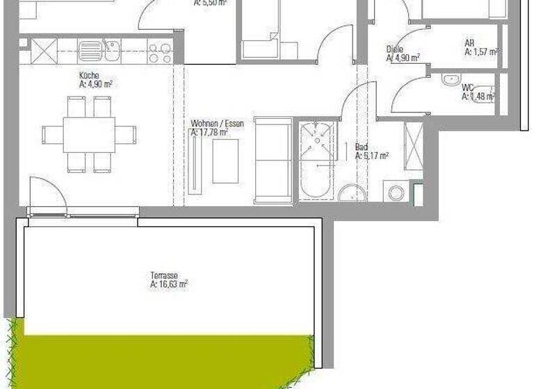 Wohnung zum Kauf 325.000 € 4 Zimmer EG Unterpremstätten 8141