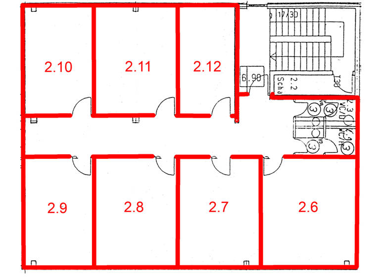 Bürofläche zur Miete 5 € 1 Zimmer 20 m² Bürofläche Dölzig Schkeuditz / Dölzig 04435