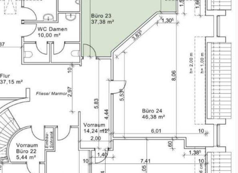 Bürofläche zur Miete provisionsfrei 490 € 3 Zimmer 111 m² Bürofläche Todtglüsingen Tostedt 21255