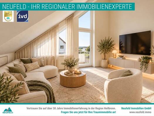 Wohnung zum Kauf 118.400 € 2 Zimmer 51,1 m² Neuenstadt Neuenstadt am Kocher 74196