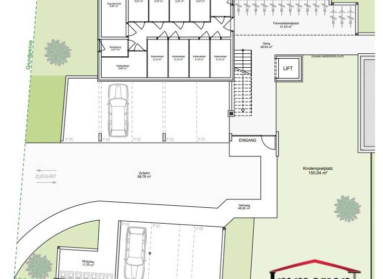 Wohnung zum Kauf 493.440 € 3 Zimmer 75 m² 1. Geschoss Sankt -Peter-Pfarrweg Waltendorf Graz,08.Bez.:Sankt Peter 8010