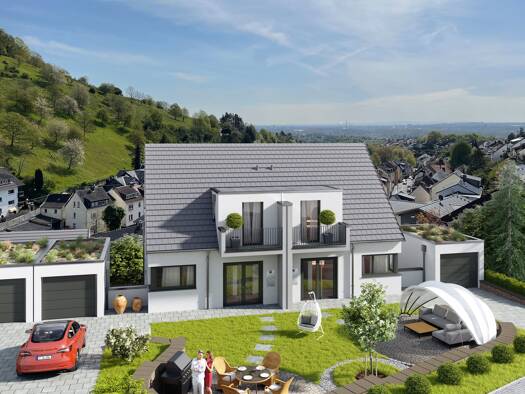 Haus zum Kauf - Erstbezug provisionsfrei 457.380 € 5,5 Zimmer 215 m² 462 m² Grundstück Frauenstein Wiesbaden 65201