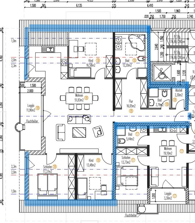 Wohnung zum Kauf provisionsfrei 640.000 € 4 Zimmer 117,3 m²<br/>Wohnfläche 3.<br/>Geschoss Gewerbestraße 17 Mettenheim-Hart Mettenheim 84562