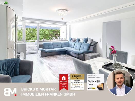 Wohnung zum Kauf 349.000 € 4 Zimmer 93 m² 1. Geschoss Gartenstadt Nürnberg 90469