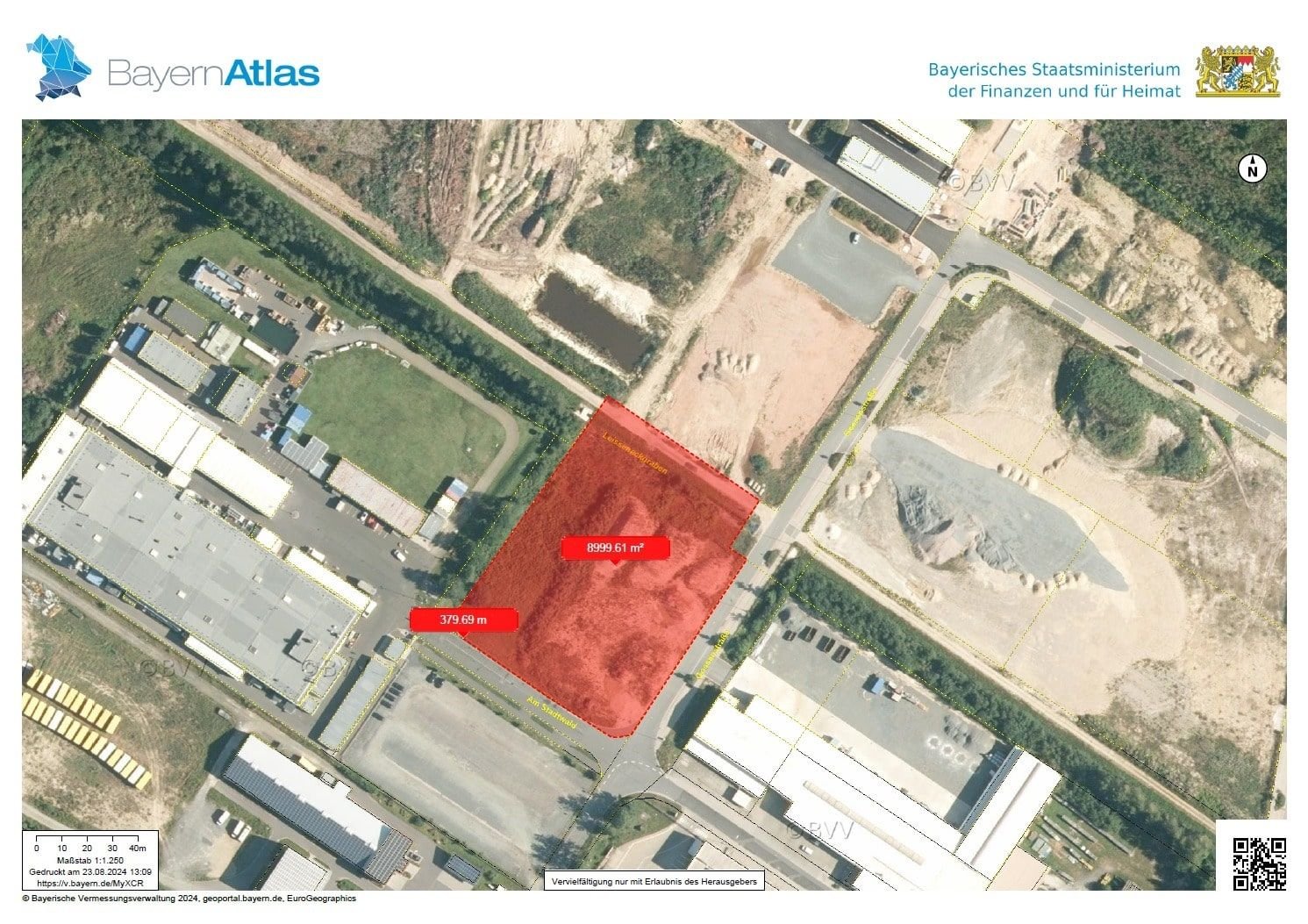 Gewerbegrundstück zum Kauf 225.000 € 9.000 m²<br/>Grundstück Eschenbach Eschenbach 92676