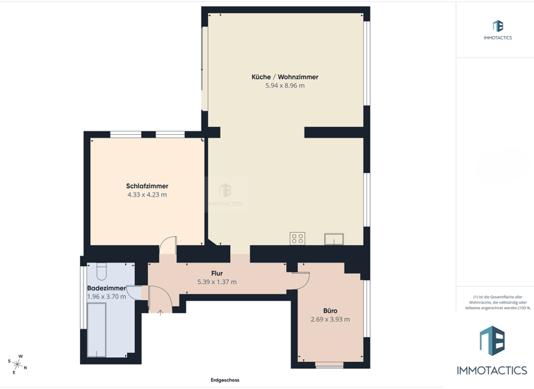 Wohnung zum Kauf 385.000 € 3 Zimmer 109 m² EG Bad Kreuznach 55543