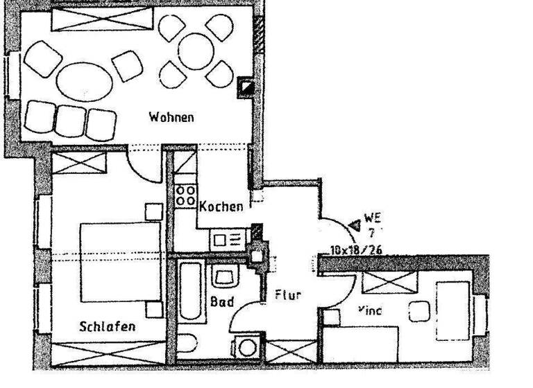 Wohnung zum Kauf 45.000 € 3 Zimmer 62,1 m² 2. Geschoss Oelsnitz Oelsnitz/V. 08606