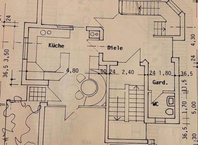 Maisonette zur Miete 1.300 € 2 Zimmer 185 m² 1. Geschoss Allmersbach am Weinberg Aspach 71546