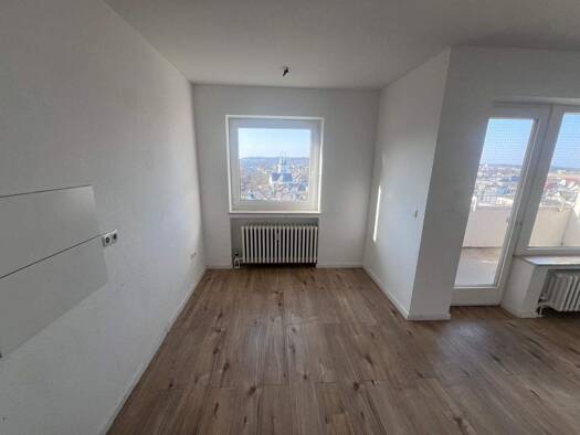 Studio zur Miete nur mit Wohnberechtigungsschein 222 € 1 Zimmer 38,5 m² 11. Geschoss frei ab sofort Peterstraße 8 Zentrum Iserlohn 58636