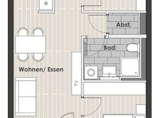 Wohnung zur Miete 975 € 2,5 Zimmer 58,3 m² 3. Geschoss frei ab sofort Von-Hünefeld-Straße 24 Stadtmitte Neu-Ulm 89231