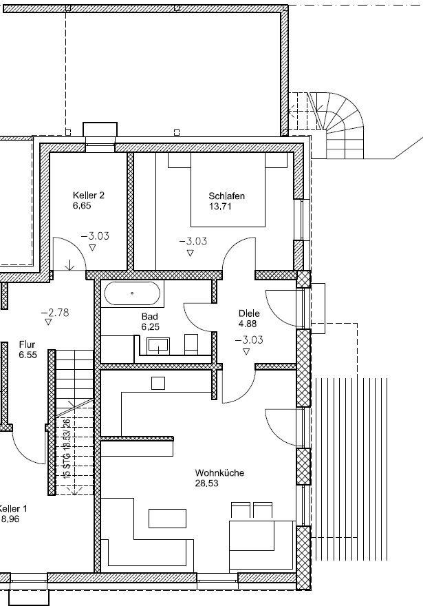 Wohnung zur Miete 710 € 2 Zimmer 59 m²<br/>Wohnfläche UG<br/>Geschoss 01.02.2025<br/>Verfügbarkeit Gartelsried Hilgertshausen-Tandern 86567