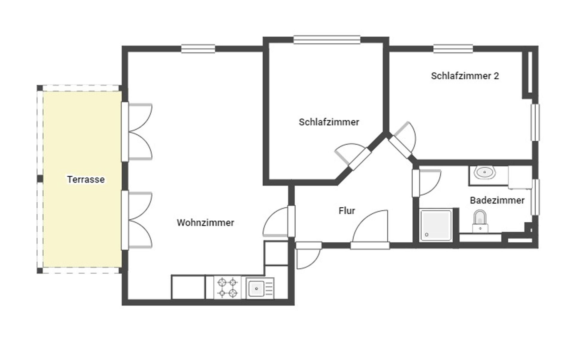 Wohnung zum Kauf 435.000 € 3 Zimmer 68,1 m²<br/>Wohnfläche EG<br/>Geschoss Sellin Sellin 18586