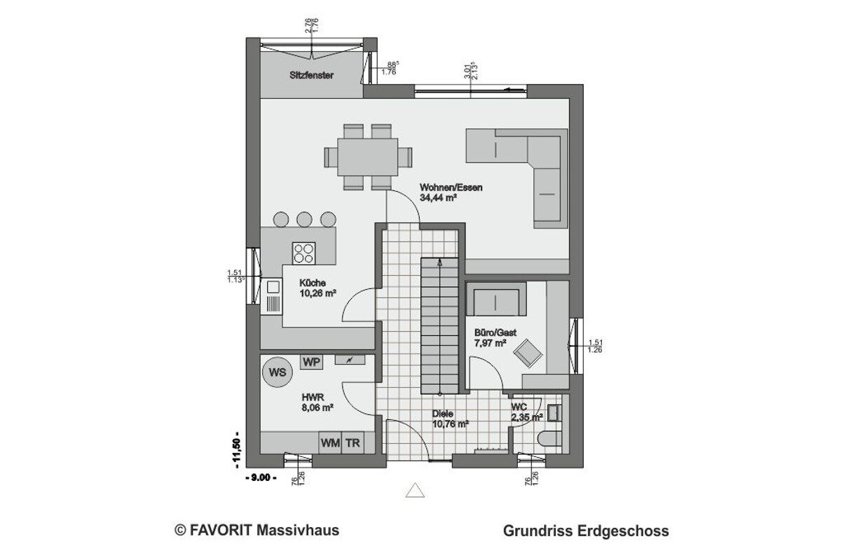 Einfamilienhaus zum Kauf provisionsfrei 569.610 € 6 Zimmer 142 m²<br/>Wohnfläche 752 m²<br/>Grundstück Meerbeck Moers 47443