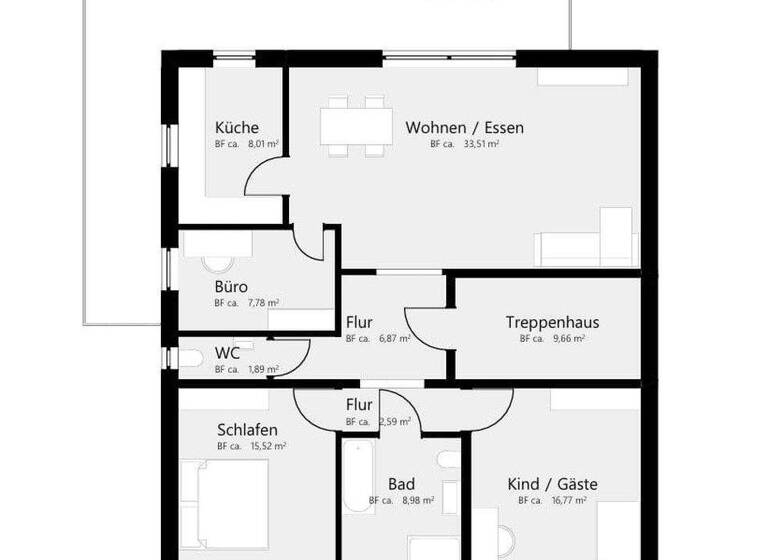 Wohnung zum Kauf provisionsfrei 295.000 € 4,5 Zimmer 104 m² 1. Geschoss Haltern Haltern am See 45721