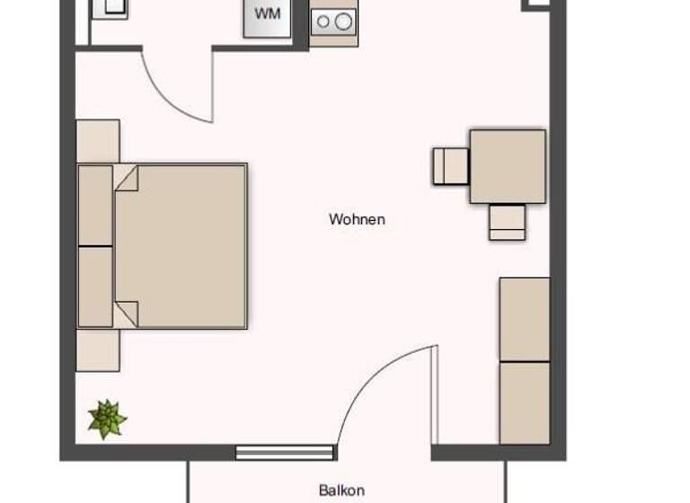 Wohnung zur Miete 739 € 1 Zimmer 31,7 m²<br/>Wohnfläche 1.<br/>Geschoss St Leonhard Nürnberg 90439