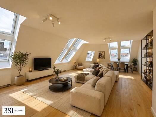 Wohnung zum Kauf - Erstbezug 990.000 € 4 Zimmer 119,9 m² 6. Geschoss Leibenfrostgasse 8 Wieden 1040