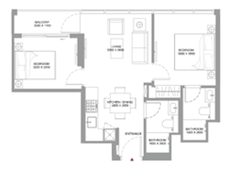 WG-Zimmer zum Kauf - Erstbezug provisionsfrei 404.937 € 3 Zimmer 60,7 m² frei ab 01.09.2029 Umm al-Qaiwain 00000