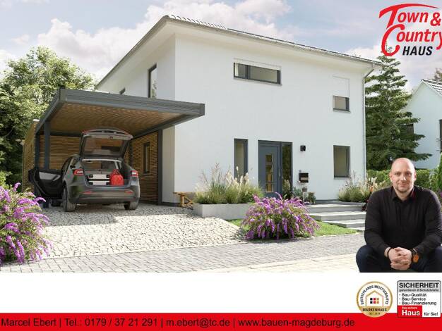 Villa zum Kauf - Erstbezug 245.450 € 4 Zimmer 123,4 m² 669 m² Grundstück Barleben Barleben 39179