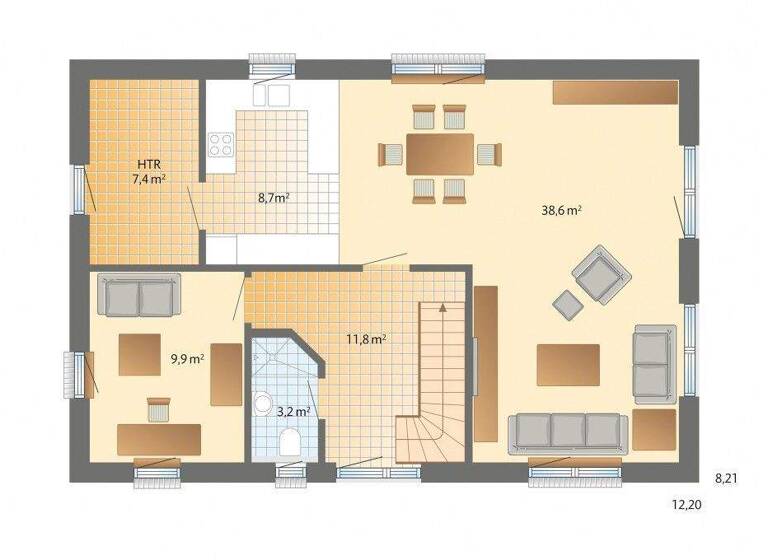 Einfamilienhaus zum Kauf provisionsfrei 554.500 € 6 Zimmer 155 m² 545 m² Grundstück Wennigsen Melle 49326
