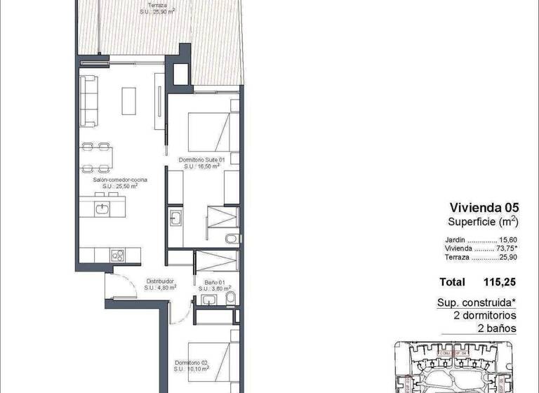 Studio zum Kauf - Erstbezug provisionsfrei 300.000 € 3 Zimmer 73 m² Ciudad Quesada