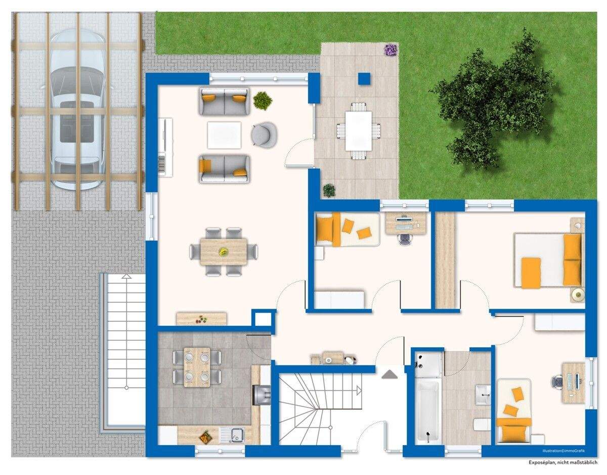 Immobilie in Kutenholz - Attraktives Zweifamilienhaus in zentraler Lage von Kutenholz - Bild 4