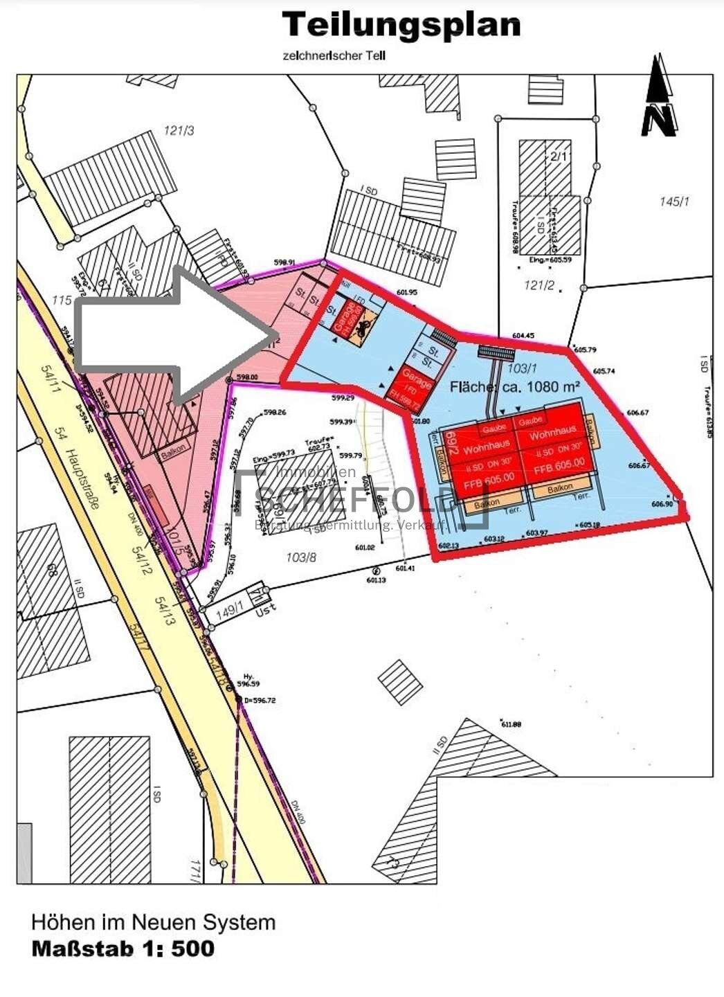 Grundstück zum Kauf provisionsfrei 199.900 € 1.084 m²<br/>Grundstück Hauptstraße 69 Ringschnait Biberach - Ringschnait 88400