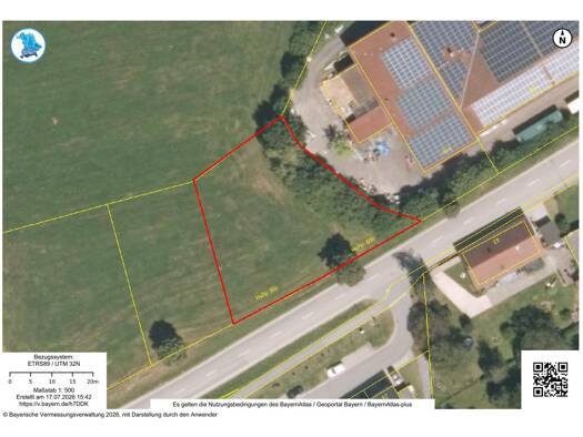 Grundstück zum Kauf provisionsfrei 1.322 m² Grundstück Mitterfels 94360