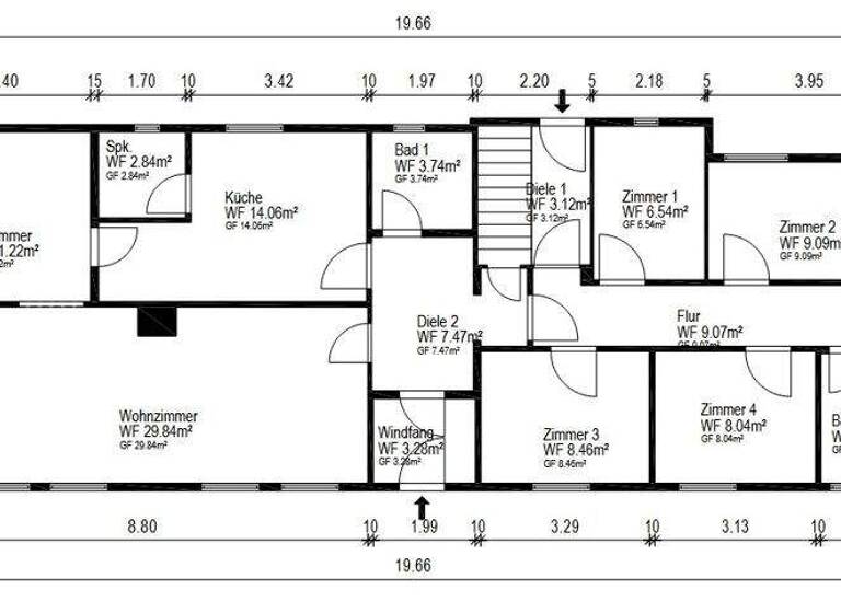 Einfamilienhaus zum Kauf 229.000 € 6 Zimmer 121,2 m² 962 m² Grundstück Neukirchen 25927