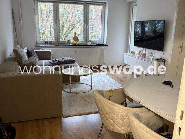 Studio zur Miete Tauschwohnung 530 € 2 Zimmer 54 m² EG Eilbek Hamburg 22089