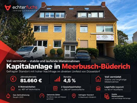 Mehrfamilienhaus zum Kauf 1.799.000 € 14 Zimmer 457,1 m² 893 m² Grundstück Büderich Meerbusch 40667