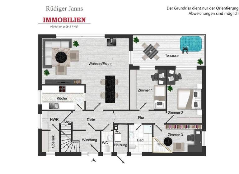 Bungalow zum Kauf 745.000 € 5 Zimmer 210 m² 750 m² Grundstück Garding 25836