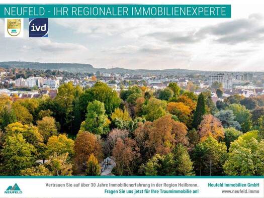 Wohnung zur Miete 1.509 € 3 Zimmer 80,4 m² frei ab 01.06.2026 Wartbergstraße 8/1 Heilbronn 74072