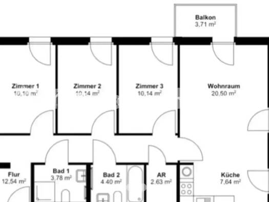 Wohnung zur Miete Tauschwohnung 559 € 4 Zimmer 83 m² 2. Geschoss Märkisches Viertel Reinickendorf 13435