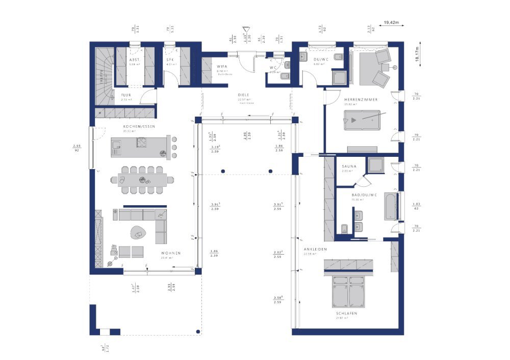 Einfamilienhaus zum Kauf 1.430.000 € 4 Zimmer 207 m²<br/>Wohnfläche 2.202 m²<br/>Grundstück Malschenberg Rauenberg 69231