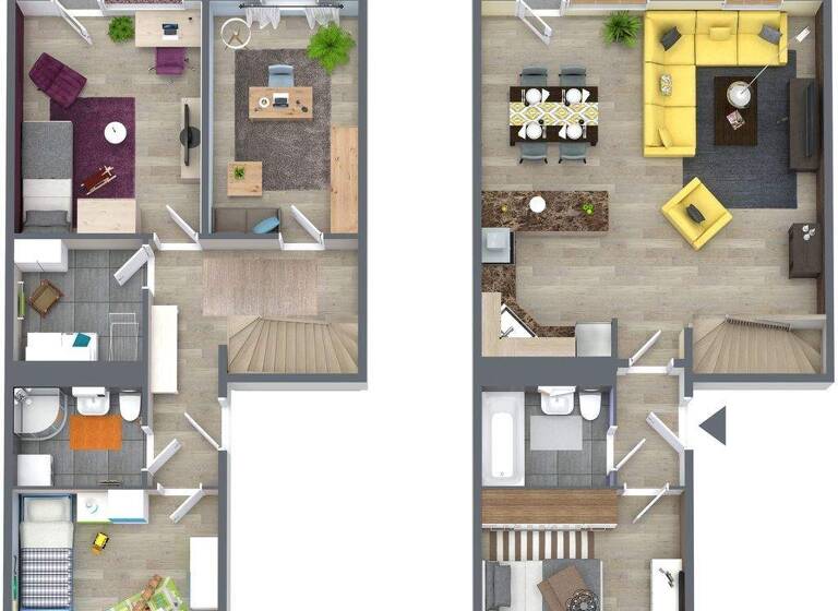 Maisonette zur Miete 647 € 5 Zimmer 111,5 m² 4. Geschoss frei ab 01.03.2026 Alfred-Neubert-Str. 35 Markersdorf Chemnitz 09123