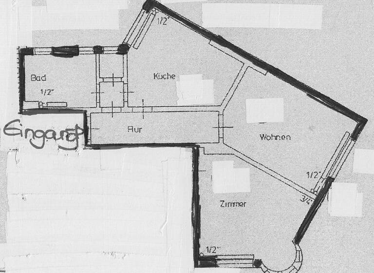 Wohnung zur Miete 960 € 2 Zimmer 64 m² EG Fährstr. 99, Erdgeschoss rechts Wilhelmsburg Hamburg 21107