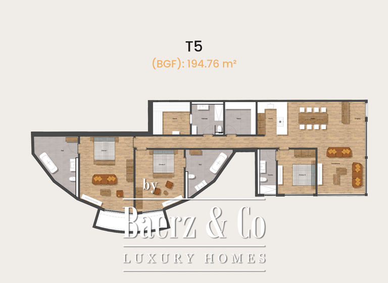 Wohnung zum Kauf 1.135.000 CHF 195 m² saas-fee