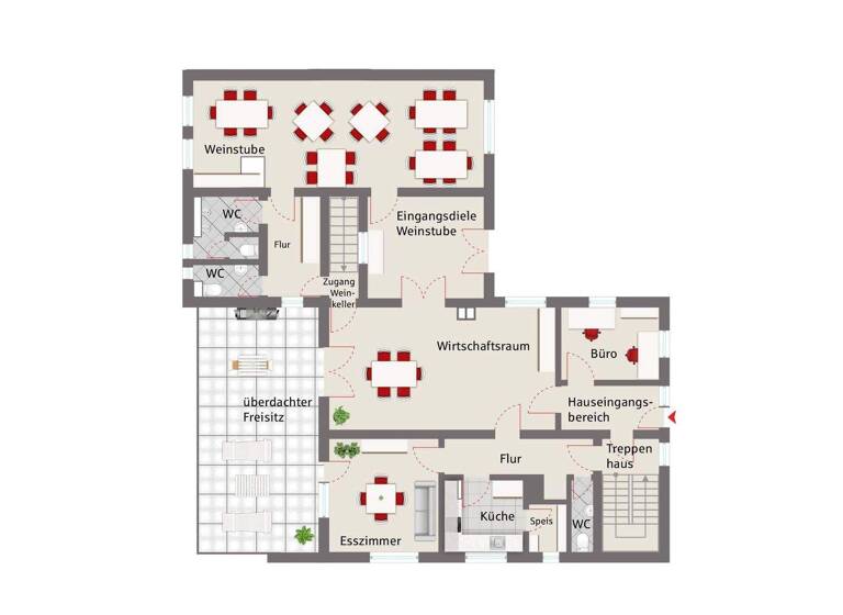 Mehrfamilienhaus zum Kauf 1.200.000 € 7 Zimmer 200 m² 2.130 m² Grundstück Sommerhausen 97286